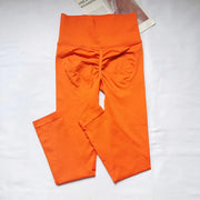 Women Seamless Slim Tights High Waist Solid Leggings Fitness Yoga Elastic Leggings Push Up Butt Knit Fashion Gym Workout Pants