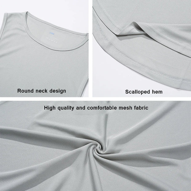 Men’s Summer Gym Tank Top – Sleeveless Muscle Shirt for Workouts, Training & Fitness-Shoppers Preferred Choice