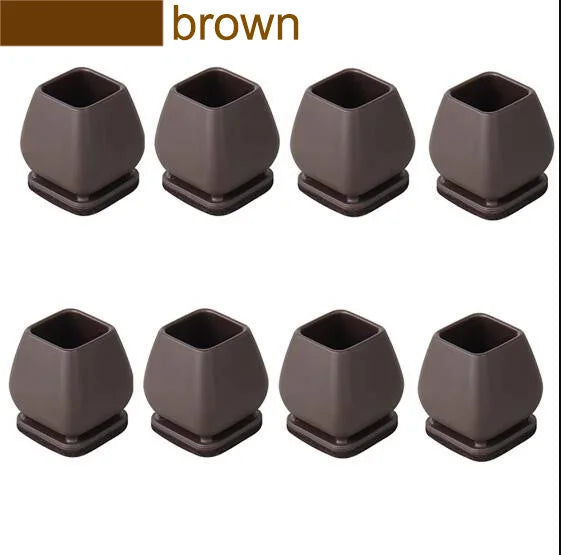 8PCS Chair Leg Floor Protector Foot Cover Diagonal with Thick Wrap Felt Pads Silicone Furniture Table Feet No Scratches for Desk-Shoppers Preferred Choice