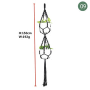 Handmade Plant Hanger Baskets Flowerpots/Hanging Balcony Decoration Knotted lifting Rope-Shoppers Preferred Choice