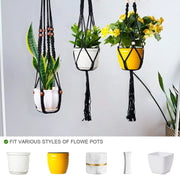 Handmade Plant Hanger Baskets Flowerpots/Hanging Balcony Decoration Knotted lifting Rope-Shoppers Preferred Choice