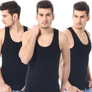 2025 New Men's summer lightweight cotton tight vest, casual family pajamas, outdoor tight top, breathable quick-drying vest
