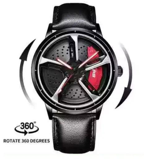 3D Spinning Men's Watch – Inspired by the Thrill of the Road