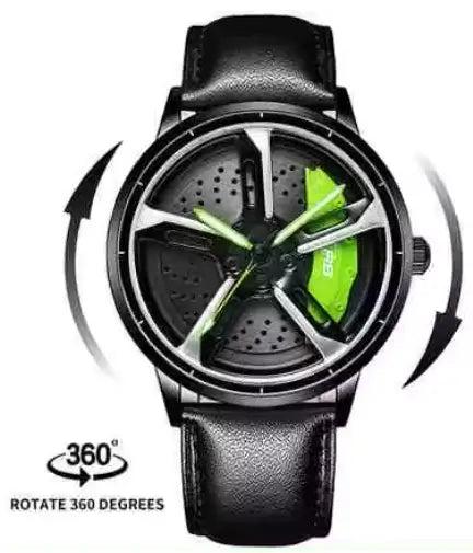 3D Spinning Men's Watch – Inspired by the Thrill of the Road