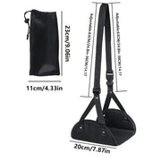 Portable Foot Mat - Adjustable Strap Office Resting Foot Mat Foot Hammock Foot Mat Lazy Man Magic Travel Magic Travel Airplane