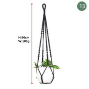 Handmade Plant Hanger Baskets Flowerpots/Hanging Balcony Decoration Knotted lifting Rope-Shoppers Preferred Choice