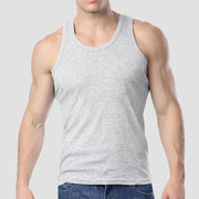 2025 New Men's summer lightweight cotton tight vest, casual family pajamas, outdoor tight top, breathable quick-drying vest