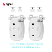 Works with Tuya  Zigbee Smart Curtain Driver Robot For Roman I Type U Type Curtains Track Alexa Google Home