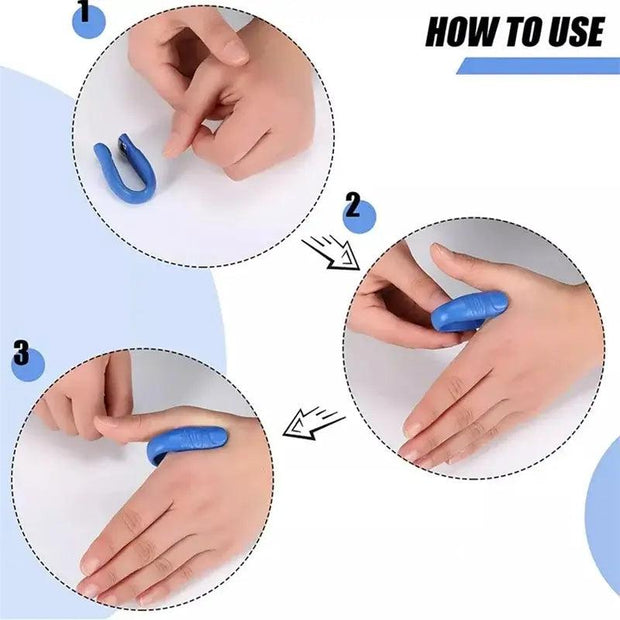 4Pcs Finger Joint Hand Massager Wearable Acupressure Massager Headache Relief Tension Relief Relieving Head Pain