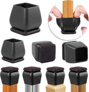 8PCS Chair Leg Floor Protector Foot Cover Diagonal with Thick Wrap Felt Pads Silicone Furniture Table Feet No Scratches for Desk-Shoppers Preferred Choice