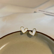 IFYOUOO Vintage Small Heart Earrings for Women Fashion Jewelry Gift Delicate Girly sweet Earrings Girls-Shoppers Preferred Choice