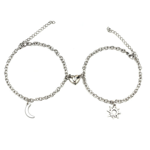 Connect Your Worlds: Sun &amp; Moon Magnetic Bracelets