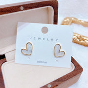 IFYOUOO Vintage Small Heart Earrings for Women Fashion Jewelry Gift Delicate Girly sweet Earrings Girls-Shoppers Preferred Choice