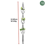 Handmade Plant Hanger Baskets Flowerpots/Hanging Balcony Decoration Knotted lifting Rope-Shoppers Preferred Choice