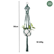 Handmade Plant Hanger Baskets Flowerpots/Hanging Balcony Decoration Knotted lifting Rope-Shoppers Preferred Choice
