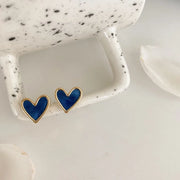 IFYOUOO Vintage Small Heart Earrings for Women Fashion Jewelry Gift Delicate Girly sweet Earrings Girls-Shoppers Preferred Choice
