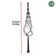 Handmade Plant Hanger Baskets Flowerpots/Hanging Balcony Decoration Knotted lifting Rope-Shoppers Preferred Choice