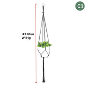 Handmade Plant Hanger Baskets Flowerpots/Hanging Balcony Decoration Knotted lifting Rope-Shoppers Preferred Choice
