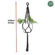 Handmade Plant Hanger Baskets Flowerpots/Hanging Balcony Decoration Knotted lifting Rope-Shoppers Preferred Choice