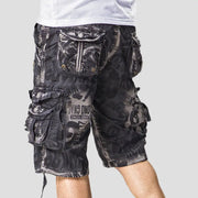 Y2K Vintage Camouflage Cargo Shorts – Bold, Oversized & Street-Ready!