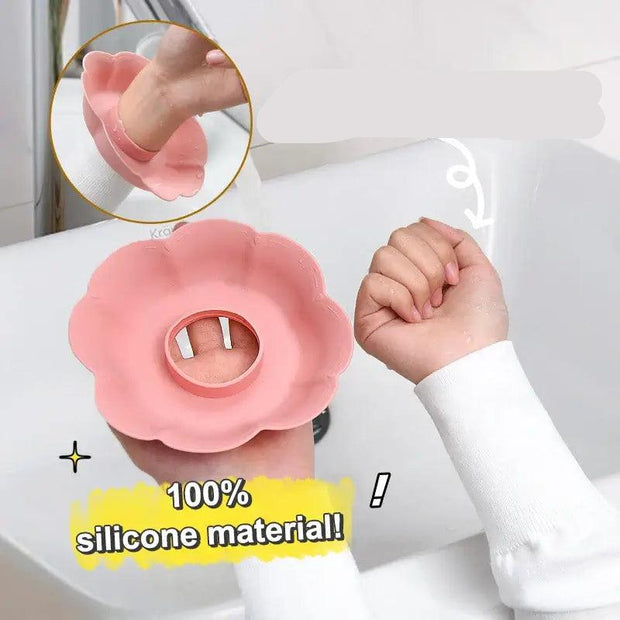A Pairs of Washing Face Spa Wrist Band Silicone Solid Color Waterproof Cuff Wrist Strap Hair Accessories Headwrap Makeup Tool