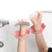 A Pairs of Washing Face Spa Wrist Band Silicone Solid Color Waterproof Cuff Wrist Strap Hair Accessories Headwrap Makeup Tool