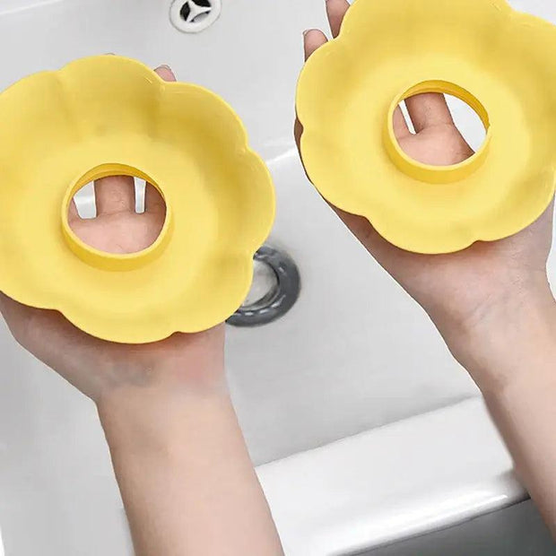 A Pairs of Washing Face Spa Wrist Band Silicone Solid Color Waterproof Cuff Wrist Strap Hair Accessories Headwrap Makeup Tool