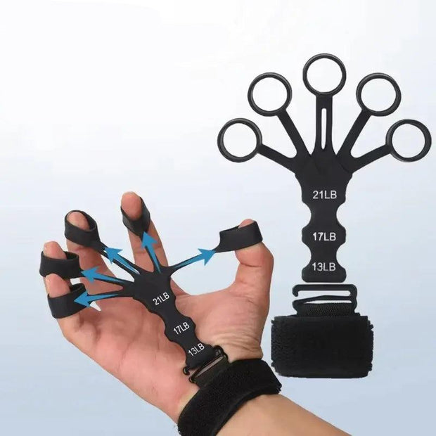Adjustable Finger Rehabilitation Trainer - Wrist & Grip Strength, Forearm Recovery