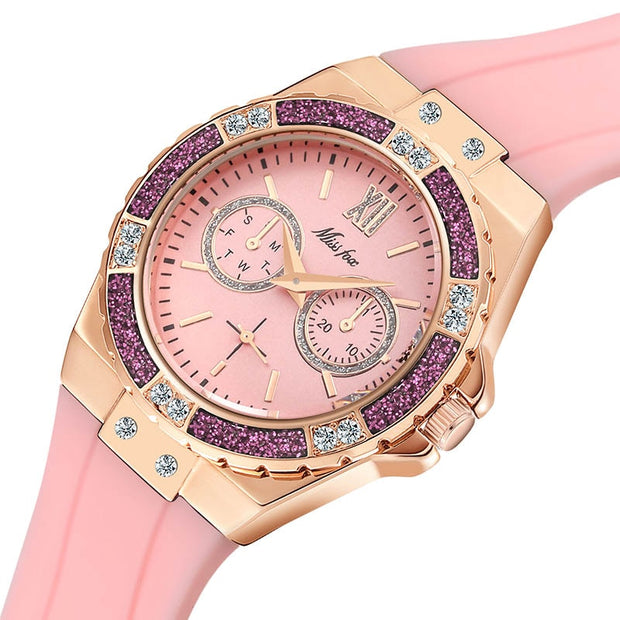 Analog Women's Watch with Chronograph