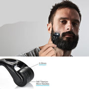 Beard Growth Kit Barber Hair Growth Enhancer Set Oil Serum Nourishing Essential Facial Care Kit Men Titanium Roller Balm Comb