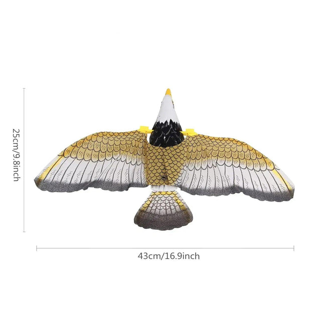 Bird Repellent Hanging Eagle Hawk Scarer Deterrent Repellent Hunting Garden Decoy Repellent Pest Protection Plants Garden Decor