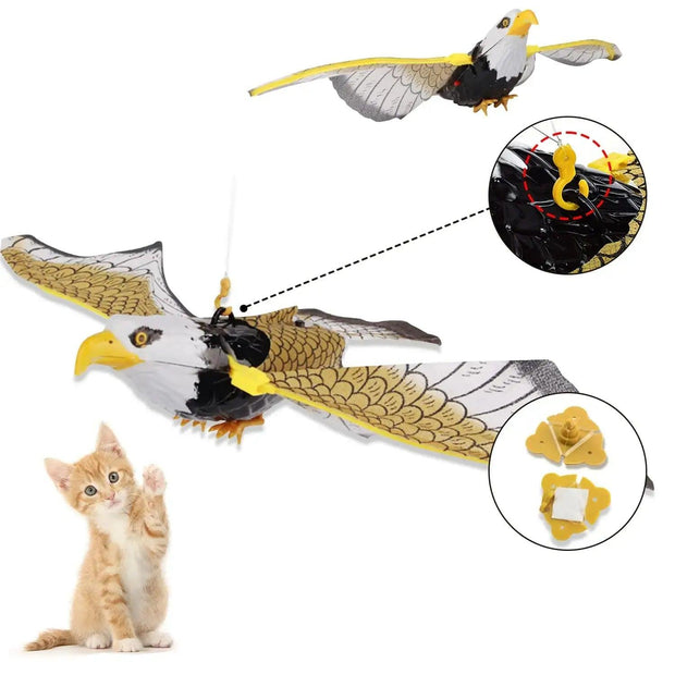 Bird Repellent Hanging Eagle Hawk Scarer Deterrent Repellent Hunting Garden Decoy Repellent Pest Protection Plants Garden Decor