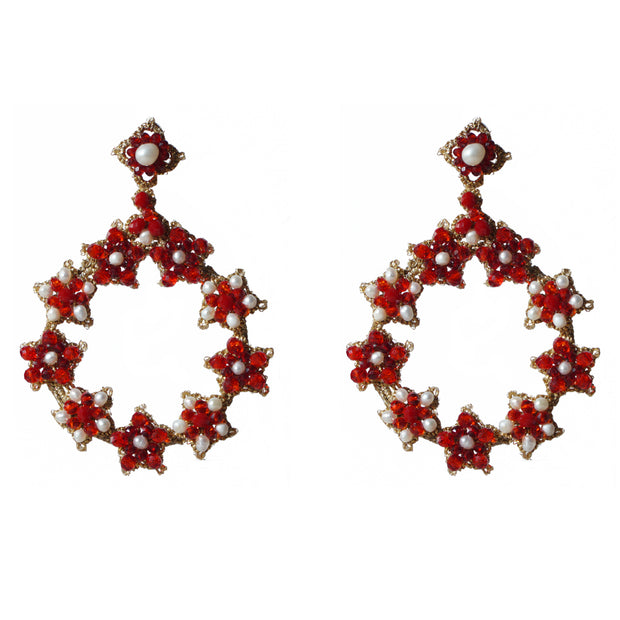 Chiacchierino Lace Earrings – Handmade Sicilian Artistry