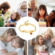 Customized Birthstone Bracelet for Baby