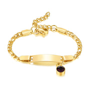 Customized Birthstone Bracelet for Baby