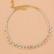 Dazzling Steps: A Review of the Rhinestone Water Drop Anklet