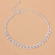 Dazzling Steps: A Review of the Rhinestone Water Drop Anklet