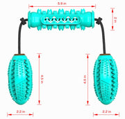 Dog Chew Toys Pet Toothbrush Rubber Bones Teeth Cleaning
