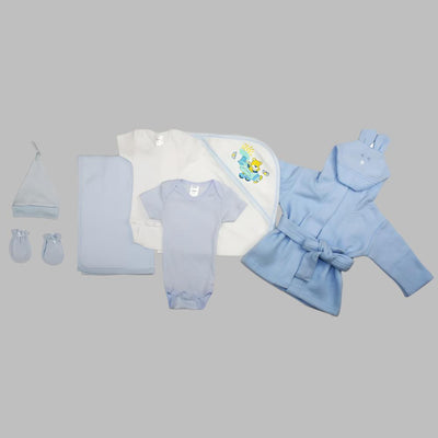 Essential Newborn Baby Boy 7 Piece Layette Set