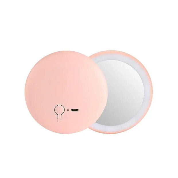 Glow On-the-Go with Our Pocket LED Makeup Mirror