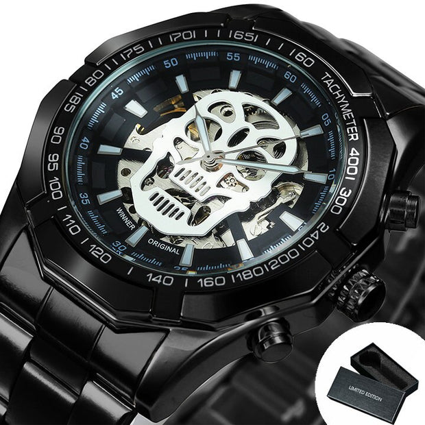 Golden Mechanic Luxury Aviator Men’s Watch