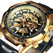 Golden Mechanic Luxury Aviator Men’s Watch