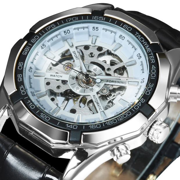 Golden Mechanic Luxury Aviator Men’s Watch