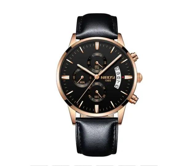 Introducing the Epitome of Elegance: The Men's Luxurious Gold Wristwatch!