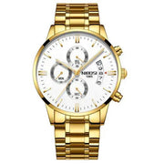 Introducing the Epitome of Elegance: The Men's Luxurious Gold Wristwatch!