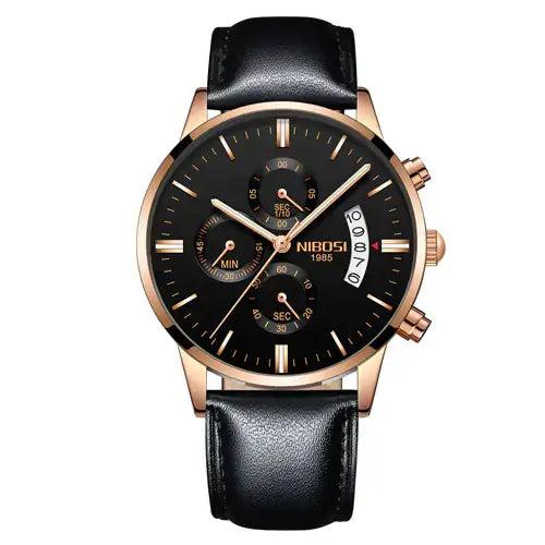 Introducing the Epitome of Elegance: The Men's Luxurious Gold Wristwatch!