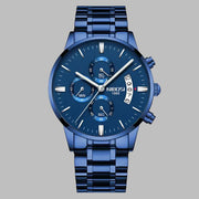Introducing the Epitome of Elegance: The Men's Luxurious Gold Wristwatch!