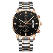 Introducing the Epitome of Elegance: The Men's Luxurious Gold Wristwatch!