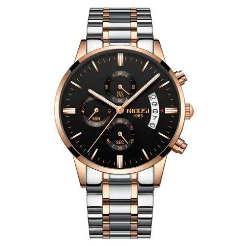 Introducing the Epitome of Elegance: The Men's Luxurious Gold Wristwatch!