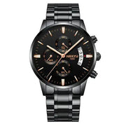 Introducing the Epitome of Elegance: The Men's Luxurious Gold Wristwatch!